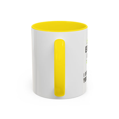 Executive Assistant Floral Coffee Mug - "I schedule your life. You're welcome."