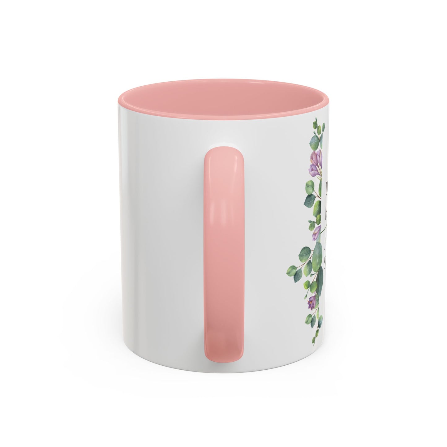 Dental Hygienist, Floral Coffee Mug – "Just Here for the Scrape Sound"