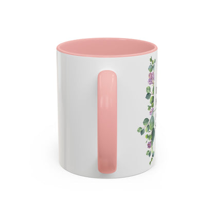 Dental Hygienist, Floral Coffee Mug – "Just Here for the Scrape Sound"