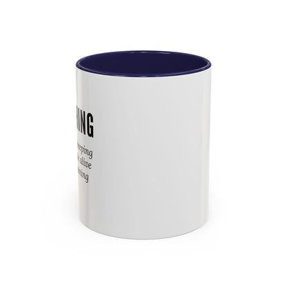 Teacher Coffee Mug – “The art of keeping small humans alive while explaining fractions”