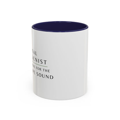 Dental Hygienist, Floral Coffee Mug – "Just Here for the Scrape Sound"
