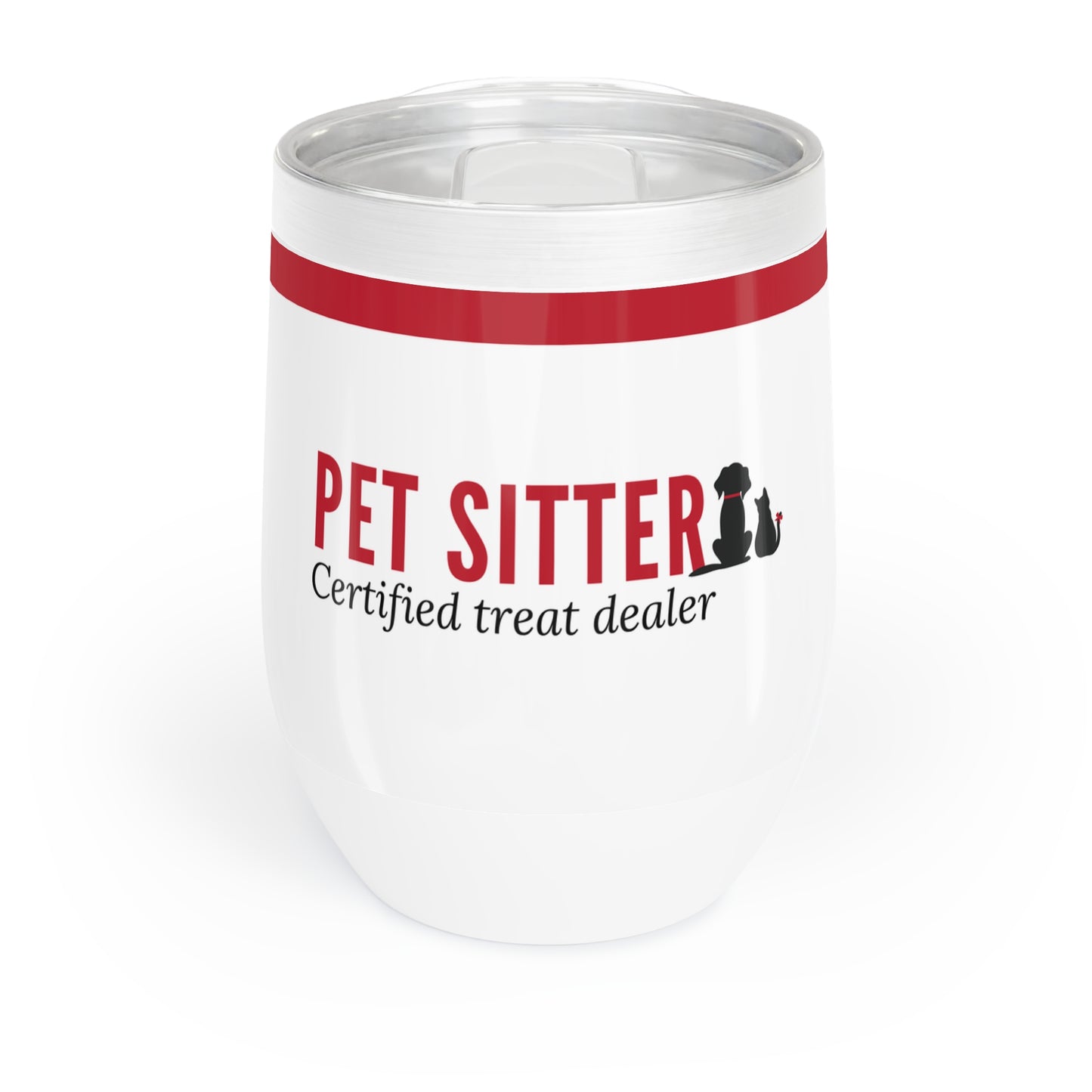 Pet Sitter Wine Tumbler– “Certified Treat Dealer “