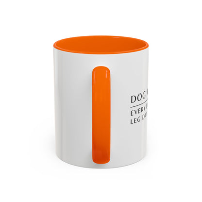 Dog Walker Coffee Mug – “Every day is leg day.”