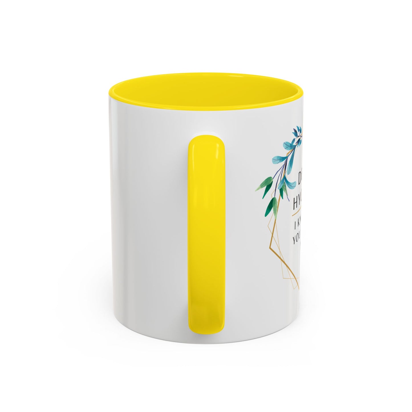 Dental Hygienist Floral Coffee Mug – "I Know What You Ate Last Night"