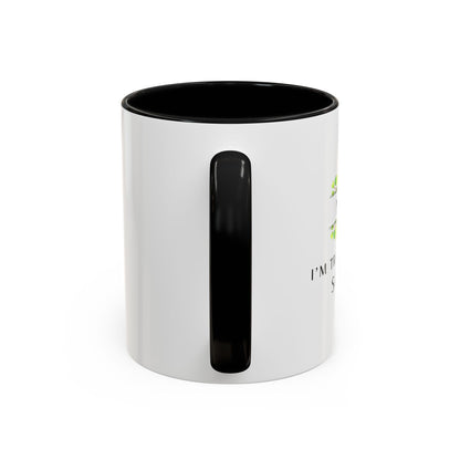 Nurse Floral Coffee Mug – "I’m Trained in CPR and Sarcasm"