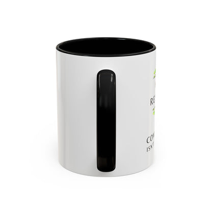Human Resources Floral Coffee Mug: "Because Common Sense Isn’t That Common"