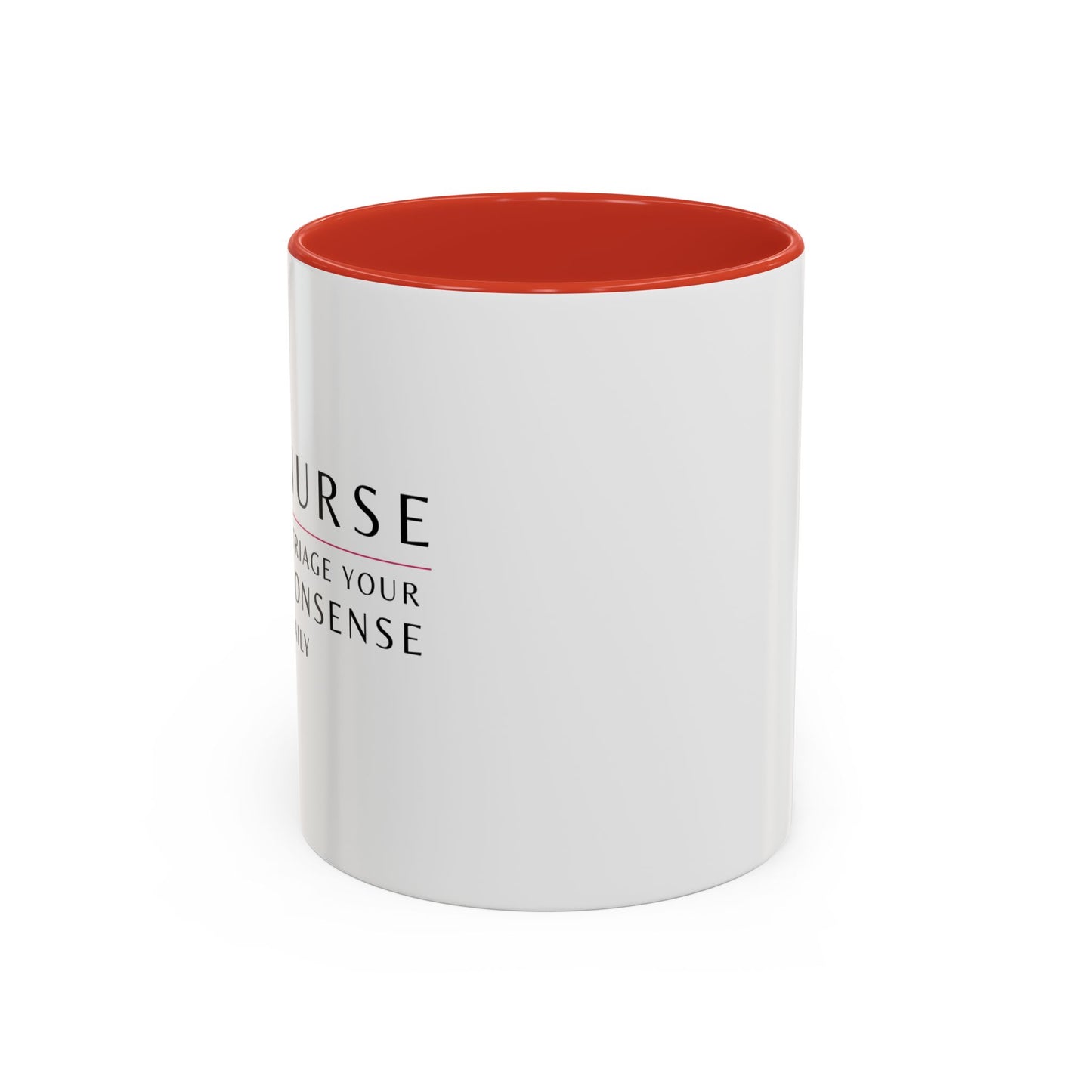 Nurse Sunflower Coffee Mug – "I Triage Your Nonsense Daily"