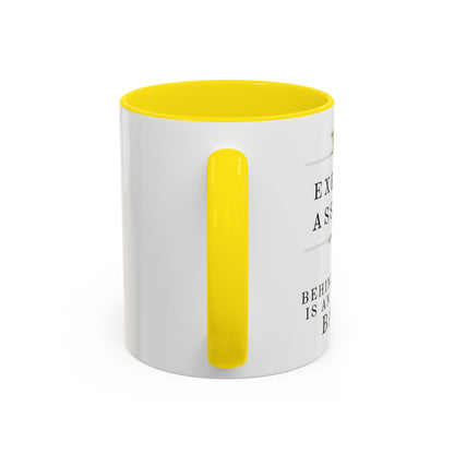Executive Assistant Floral Coffee Mug – “Behind every exec is an exhausted badass.”
