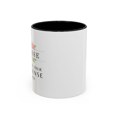 Nurse Floral Coffee Mug – "I Triage Your Nonsense Daily"