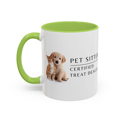 Pet Sitter Coffee Mug – “Certified Treat Dealer.”