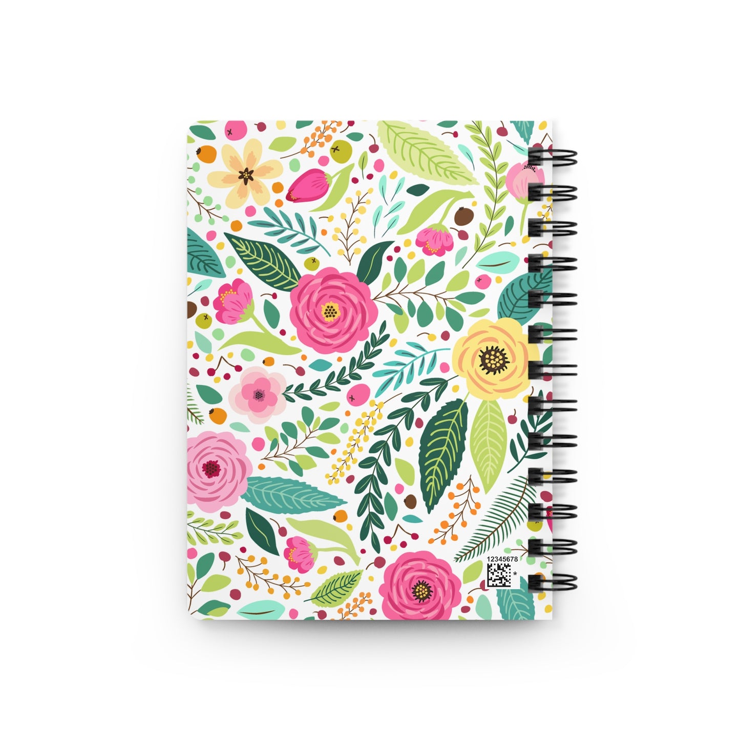 Executive Assistant Floral Spiral Notebook – “Professional Fire-Putter-Outer.”