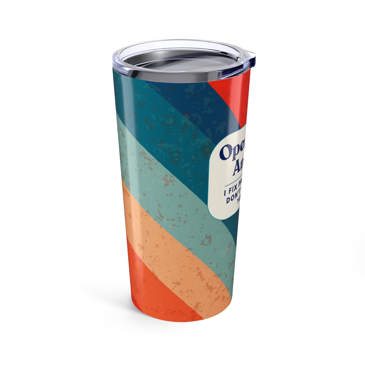 Operations Analyst 20oz Tumbler – “I Fix Problems You Don’t Even Know You Have” Retro Travel Mug