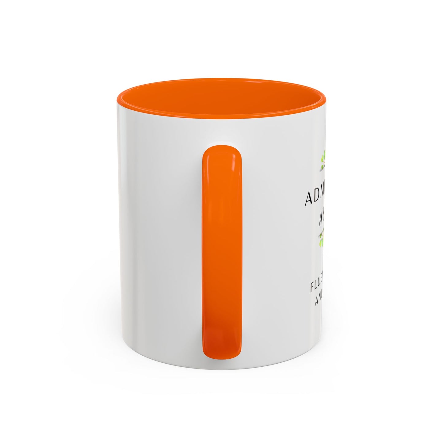 Administrative Assistant Floral Coffee Mug: "Fluent in Sarcasm and Scheduling"