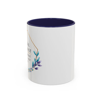 Dental Hygienist Floral Coffee Mug – "I Know What You Ate Last Night"