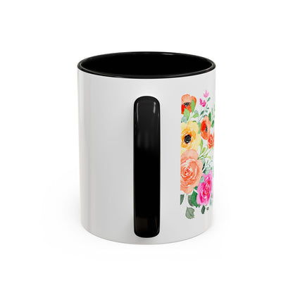 Dental Hygienist Floral Coffee Mug – Just Here for the Scrape Sound