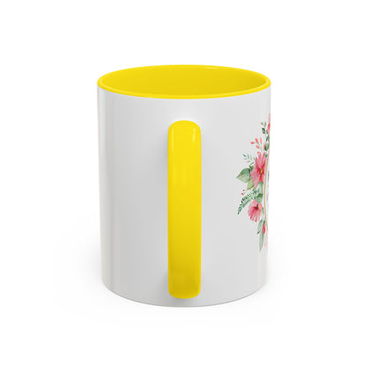 Dental Hygienist Floral Coffee Mug – "I See Through Your Floss Lies"