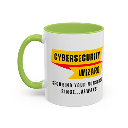 Cybersecurity Coffee Mug - "Securing Your Nonsense Since… Always"