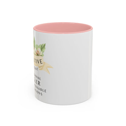 Executive Assistant Floral Coffee Mug – “Professional Juggler of Unreasonable Expectations”
