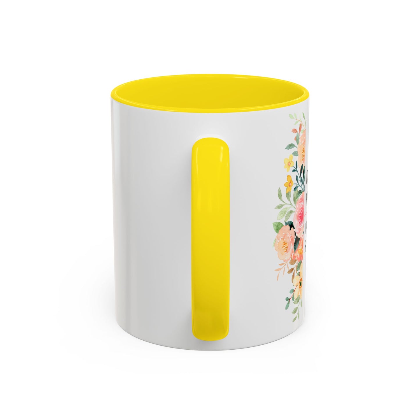 Dental Hygienist Floral Coffee Mug – "Just Here for the Scrape Sound"