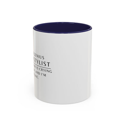 Hairstylist Mug – “Your Hair Is Crying for Help, and I’m the Hotline.”