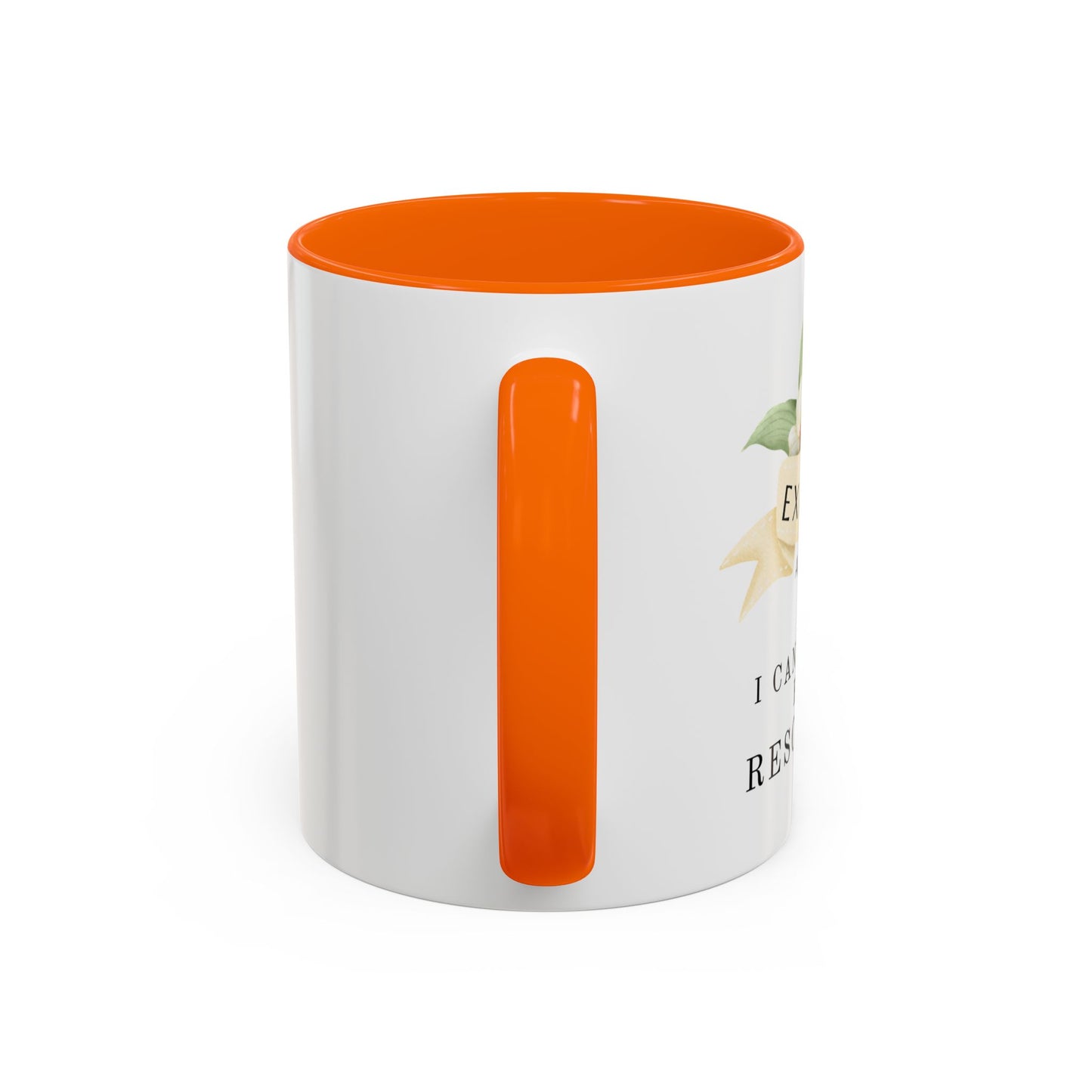 Executive Assistant Floral Coffee Mug - "Can't Fix Stupid"