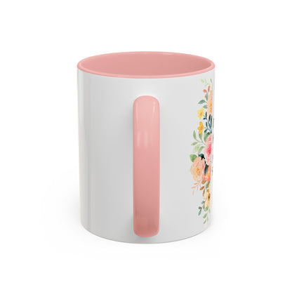 Dental Hygienist Floral Coffee Mug – "Just Here for the Scrape Sound"