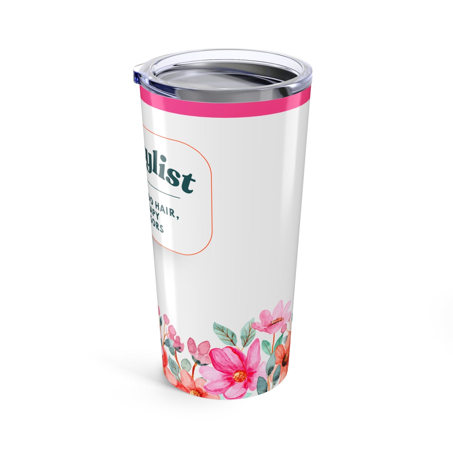 Hairstylist Tumbler 20 oz. – “I Don’t Just Do Hair, I Do Therapy With Scissors”
