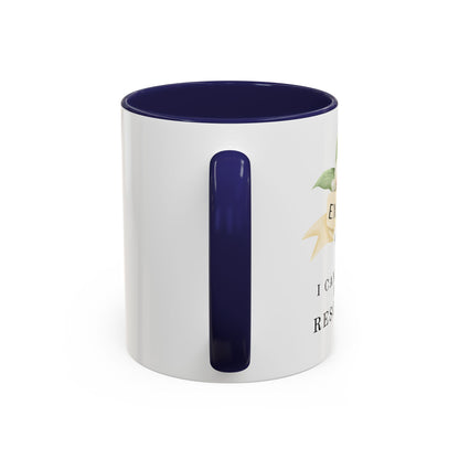Executive Assistant Floral Coffee Mug - "Can't Fix Stupid"