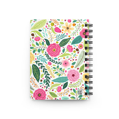Executive Assistant Floral Spiral Notebook – “I schedule your life, you’re welcome.”