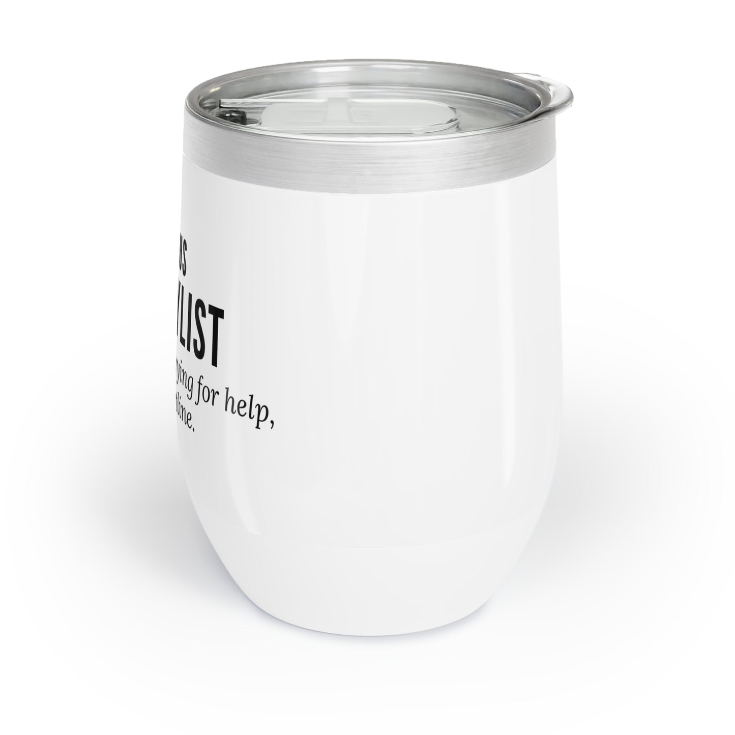 Wine Tumbler – “Hairstylist: Your Hair Is Crying for Help, and I’m the Hotline”