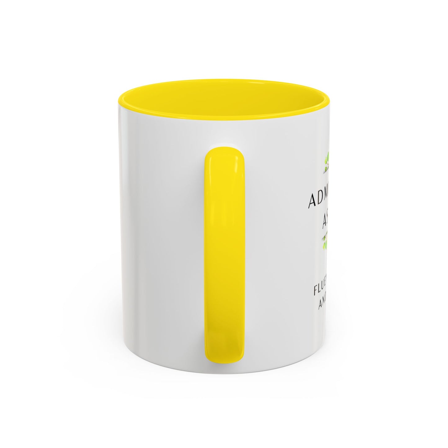 Administrative Assistant Floral Coffee Mug: "Fluent in Sarcasm and Scheduling"