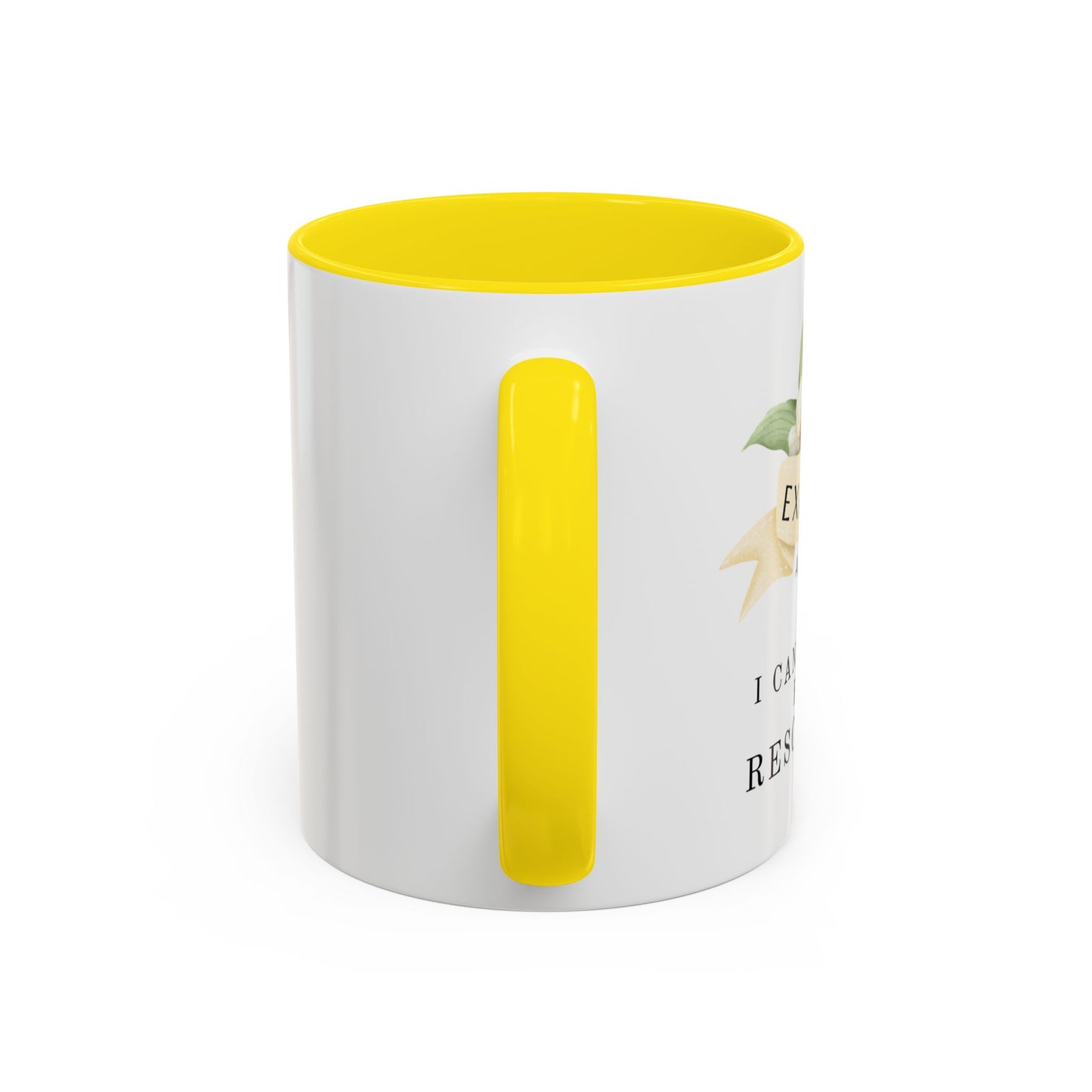 Executive Assistant Floral Coffee Mug - "Can't Fix Stupid"