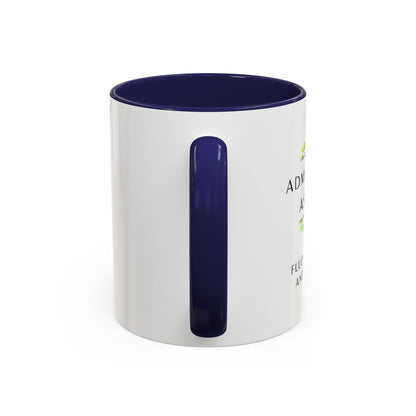 Administrative Assistant Floral Coffee Mug: "Fluent in Sarcasm and Scheduling"