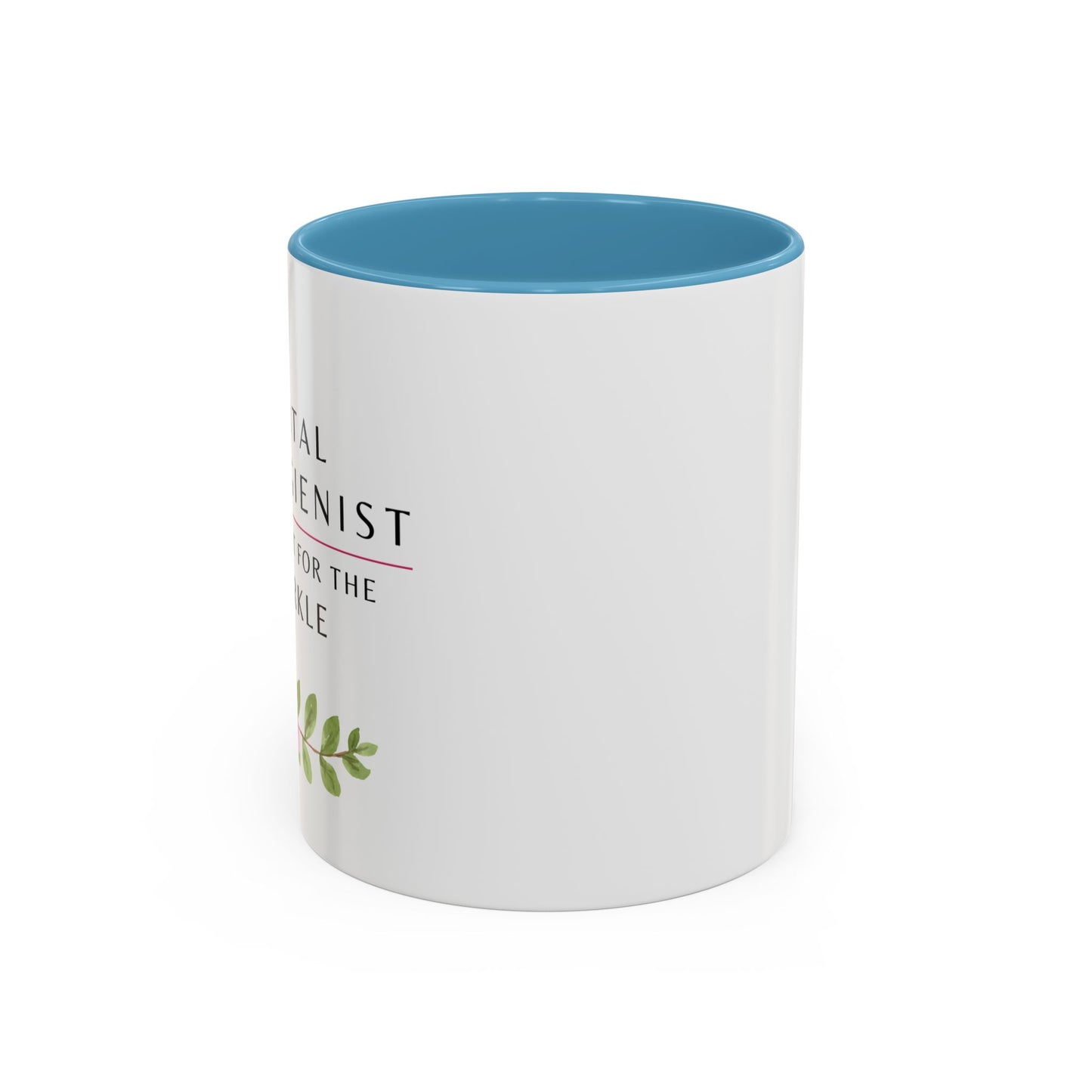 Dental Hygienist Floral Mug – "I Do It for the Sparkle"