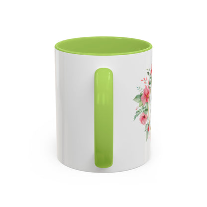 Dental Hygienist Floral Coffee Mug – "I See Through Your Floss Lies"