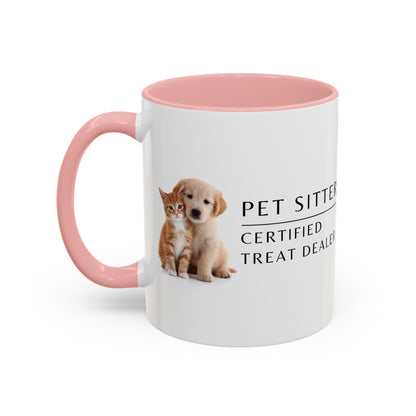 Pet Sitter Coffee Mug – “Certified Treat Dealer.”