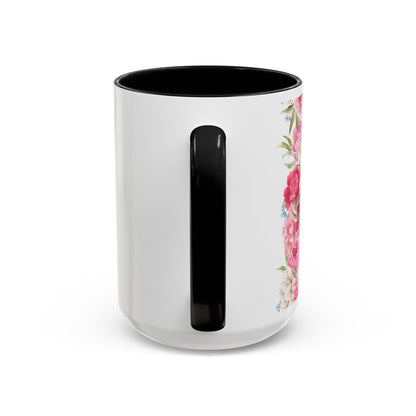 Nurse Floral Coffee Mug – "I’m Trained in CPR and Sarcasm"