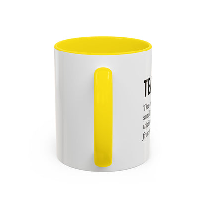 Teacher Coffee Mug – “The art of keeping small humans alive while explaining fractions”