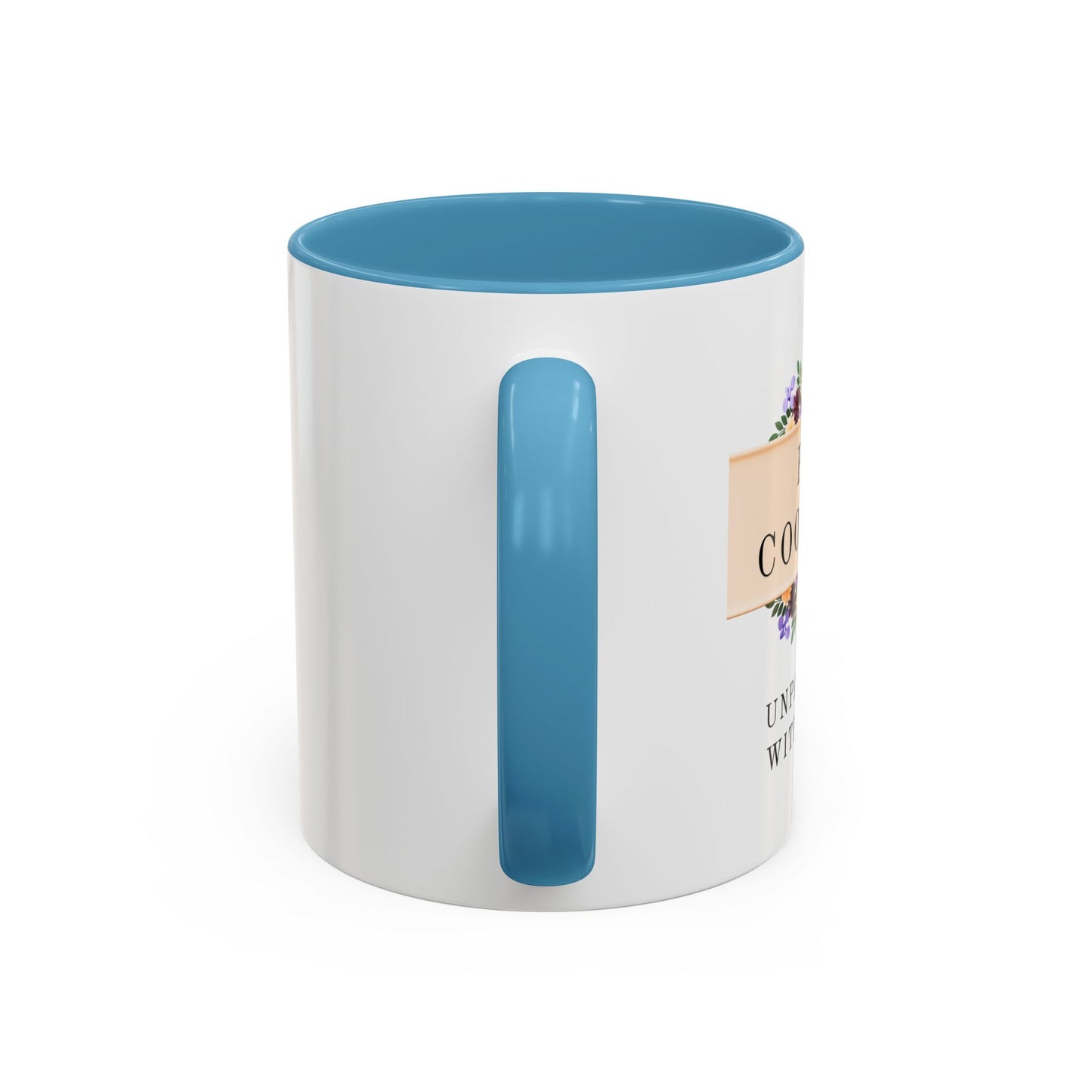 Project Coordinator Floral Coffee Mug – “Unpaid therapist with a checklist.”