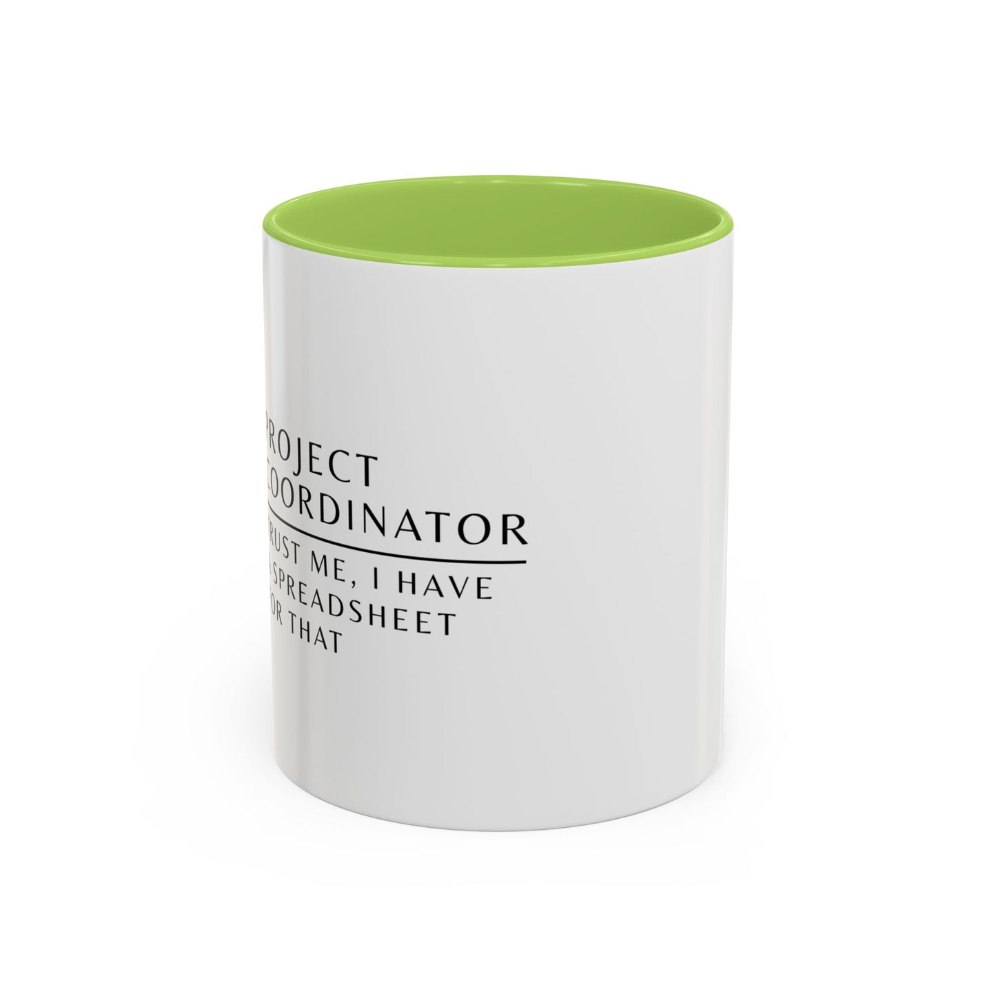 Project Coordinator Rainbow Mandala Coffee Mug – “Trust me, I have a spreadsheet for that.”