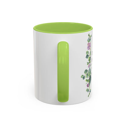 Dental Hygienist, Floral Coffee Mug – "Just Here for the Scrape Sound"