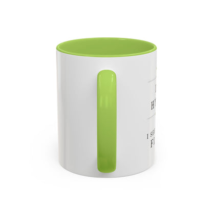 Dental Hygienist Floral Coffee Mug – "I See Through Your Floss Lies"