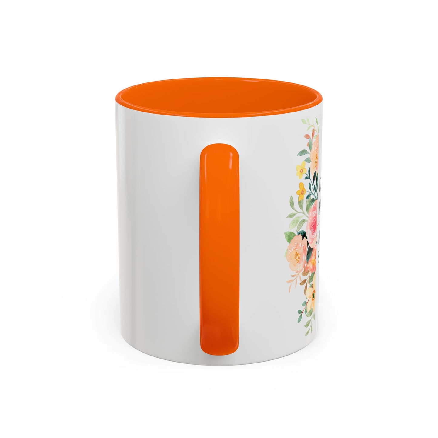 Dental Hygienist Floral Coffee Mug – "Just Here for the Scrape Sound"