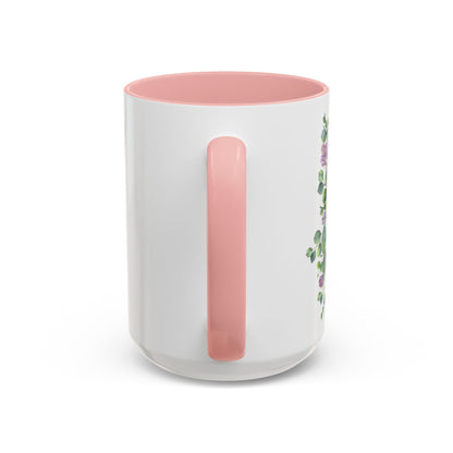 Dental Hygienist, Floral Coffee Mug – "Just Here for the Scrape Sound"