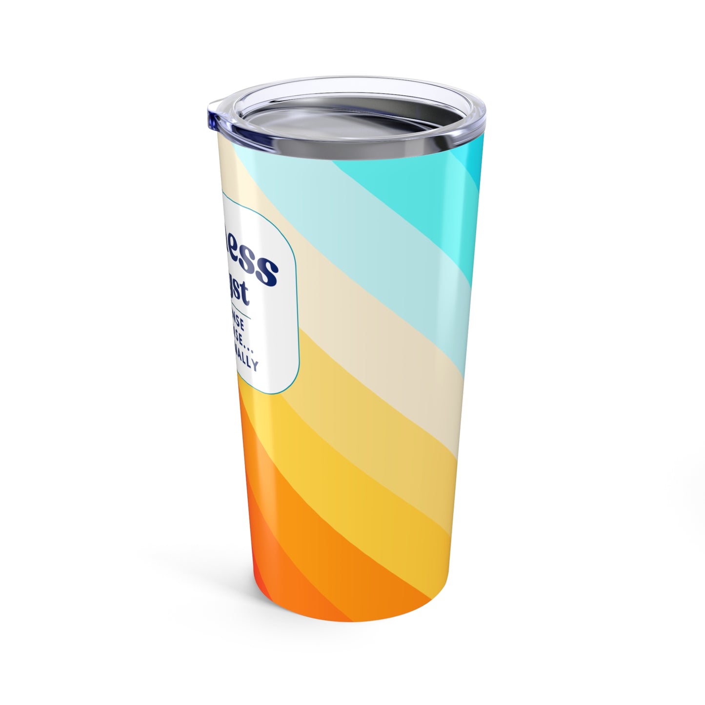 Business Analyst 20oz Tumbler — 'I Make Sense of Nonsense... Professionally' Chevron Travel Cup