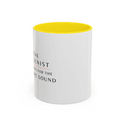 Dental Hygienist Floral Coffee Mug – "Just Here for the Scrape Sound"