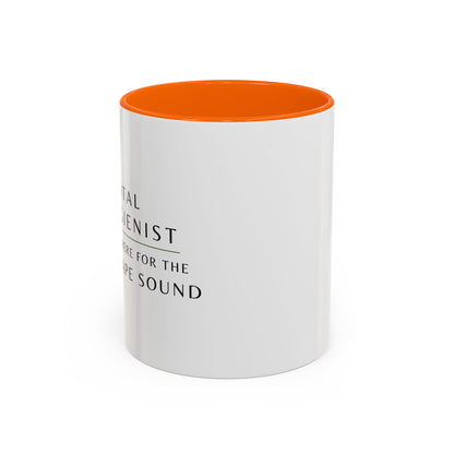 Dental Hygienist, Floral Coffee Mug – "Just Here for the Scrape Sound"