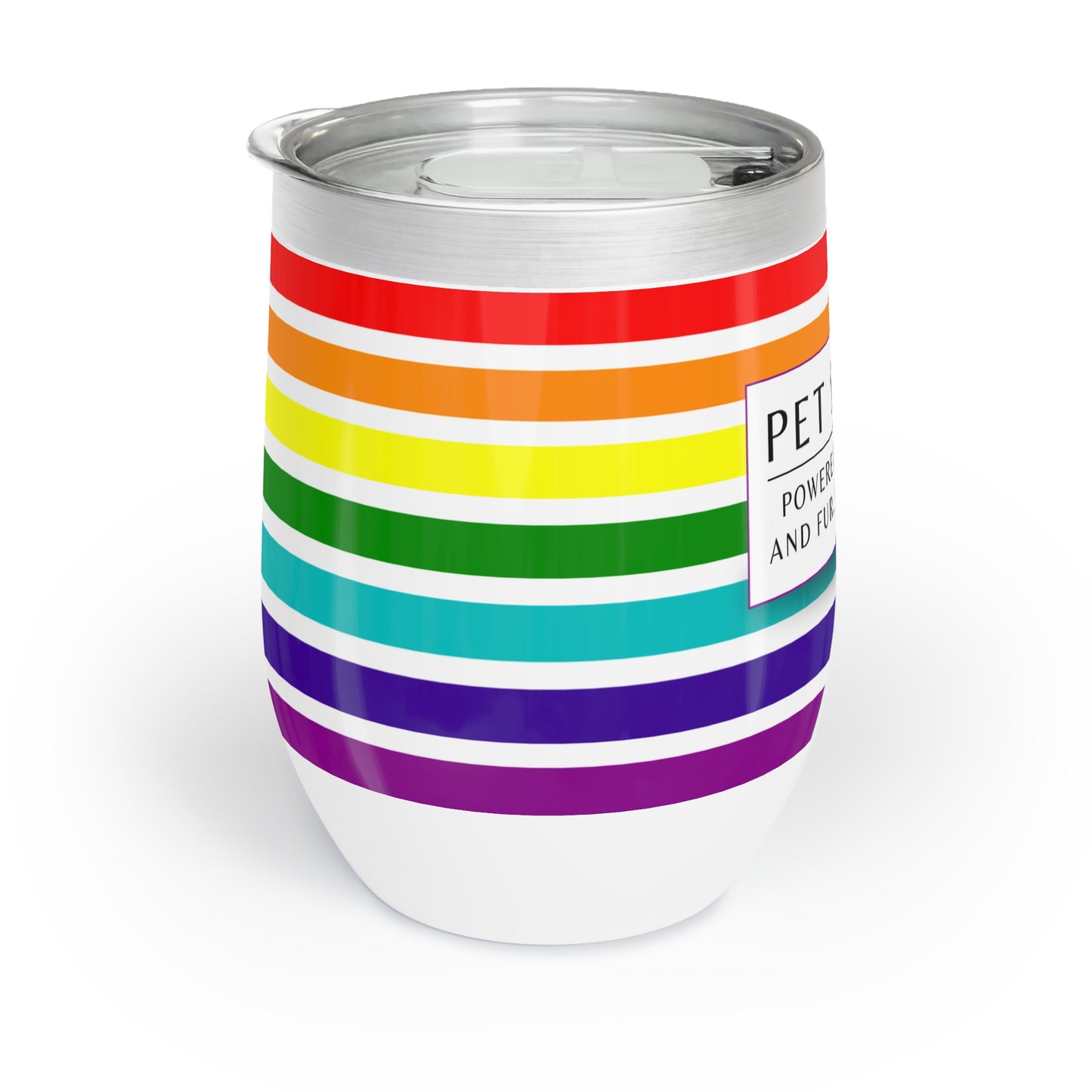 Pet Sitter Wine Tumbler – “Powered by Coffee and Fur. Mostly Fur.”