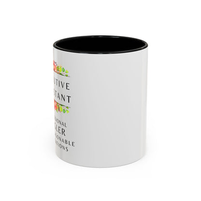 Executive Assistant Floral Coffee Mug – “Professional Juggler of Unreasonable Expectations” | 11oz & 15oz Ceramic Mug