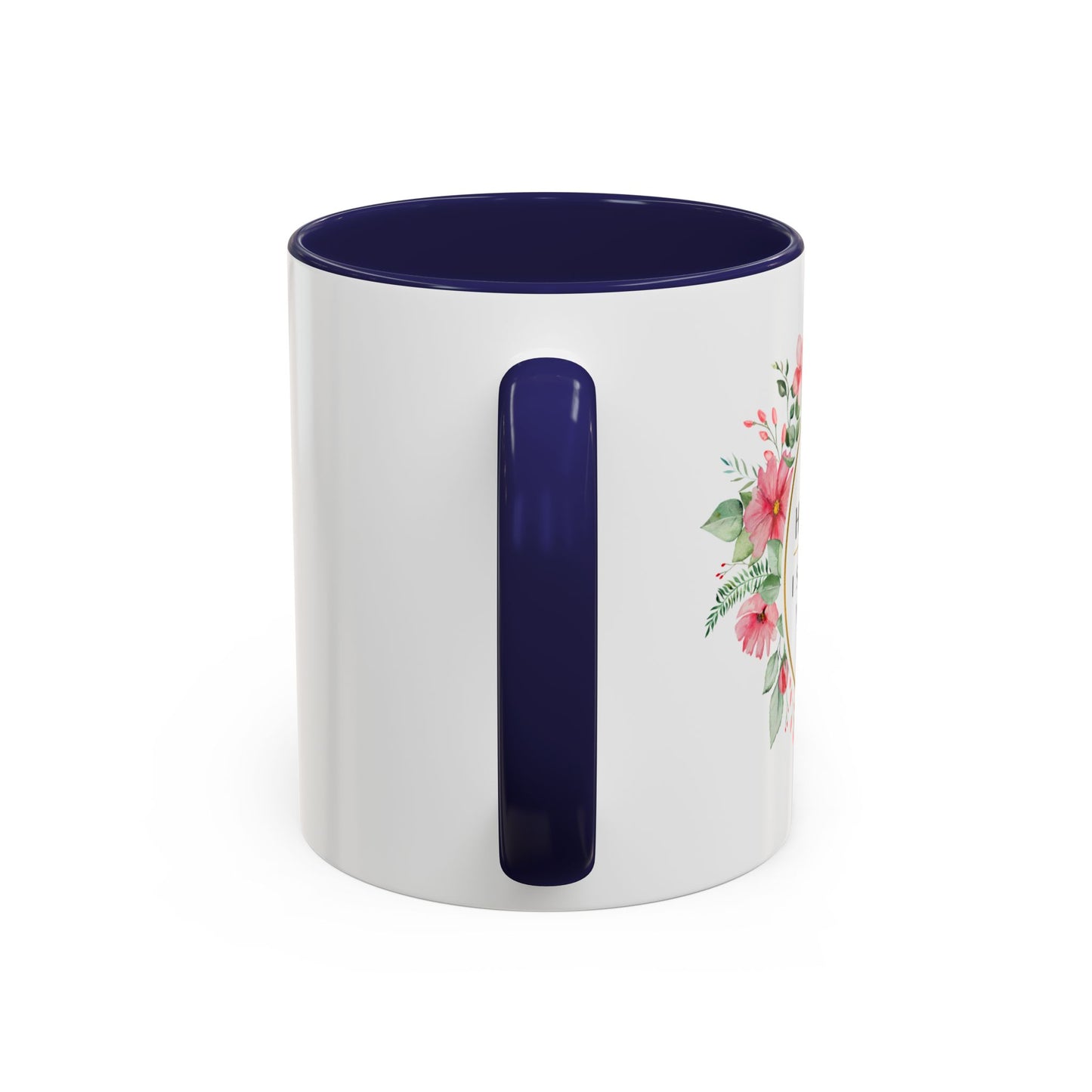 Dental Hygienist Floral Coffee Mug – "I See Through Your Floss Lies"